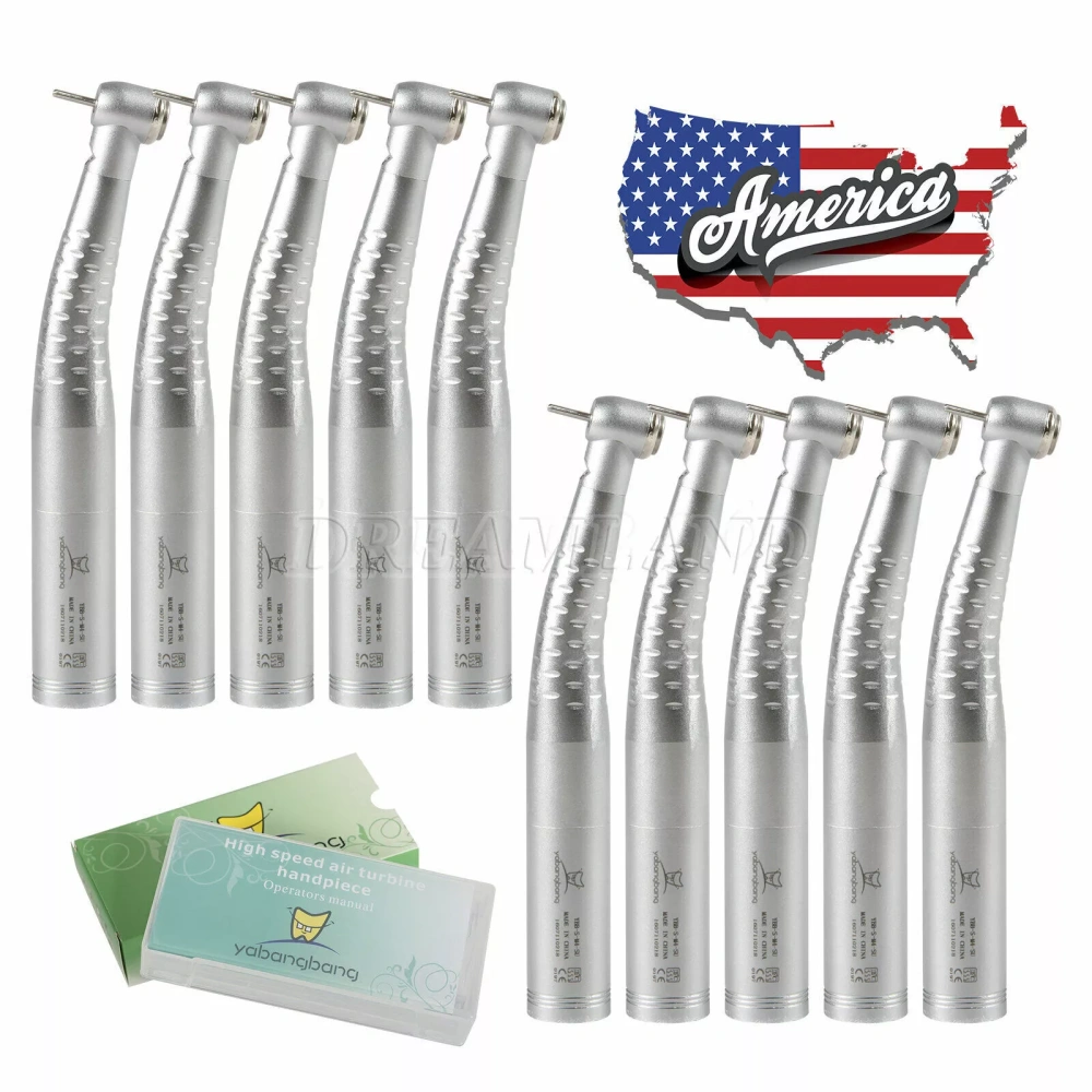 Dental Fiber Optic LED Handpiece High Speed fit KAVO TYPE Quick Coupler 4/6Hole