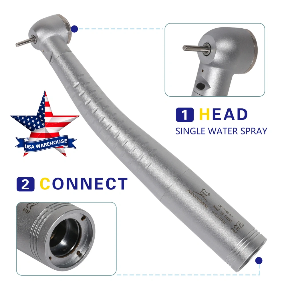 Dental Fiber Optic LED Handpiece High Speed fit KAVO TYPE Quick Coupler 4/6Hole