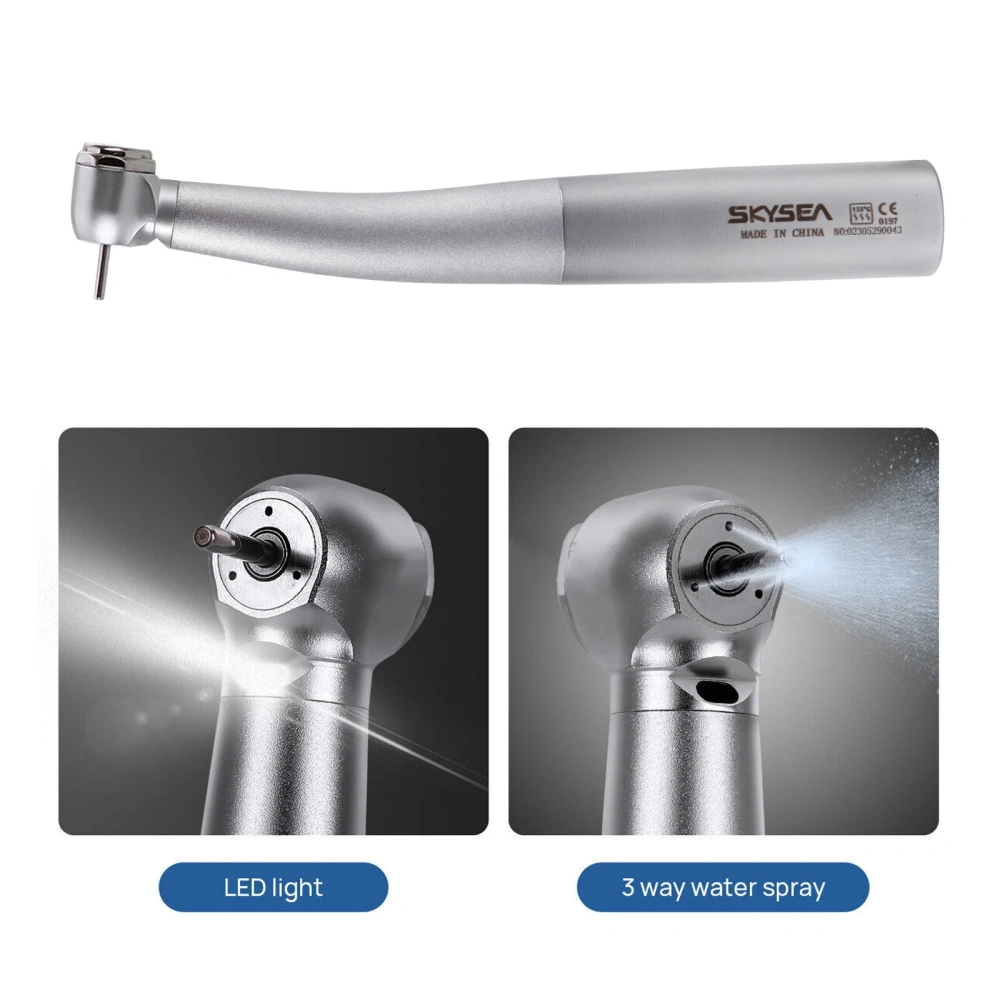 KaVo Style Dental Fiber Optic Turbine Handpiece /6-Hole LED Quick Coupler 360°