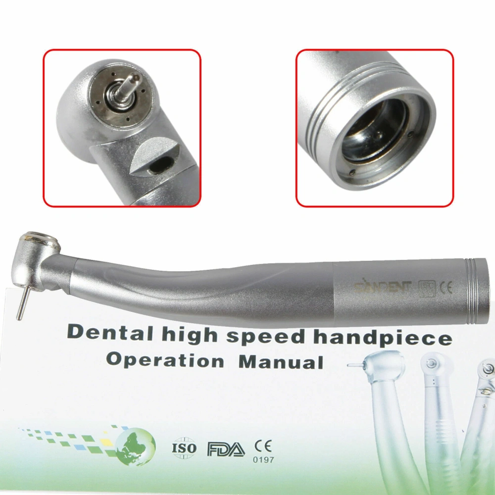 SANDENT Dental High Speed Handpiece Fiber Optic Turbine For KaVo Multiflex Coupler 4/6 Hole