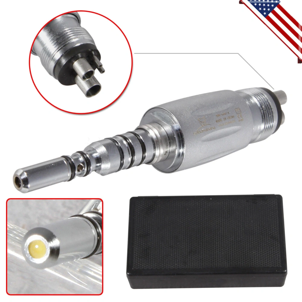 YABANGBANG Dental Fiber Optic LED High Speed Handpiece /+LED Quick Coupler 4H/6H