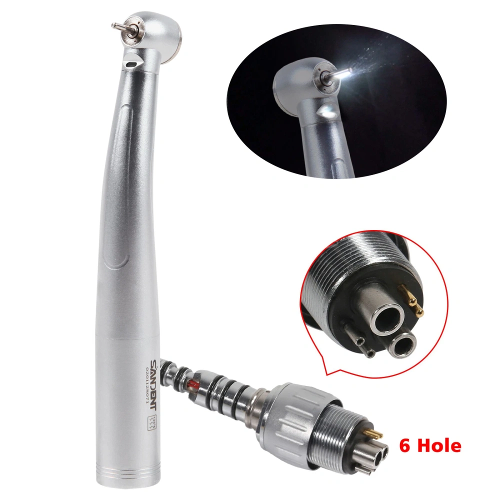 SANDENT Dental High Speed Handpiece Fiber Optic Turbine For KaVo Multiflex Coupler 4/6 Hole