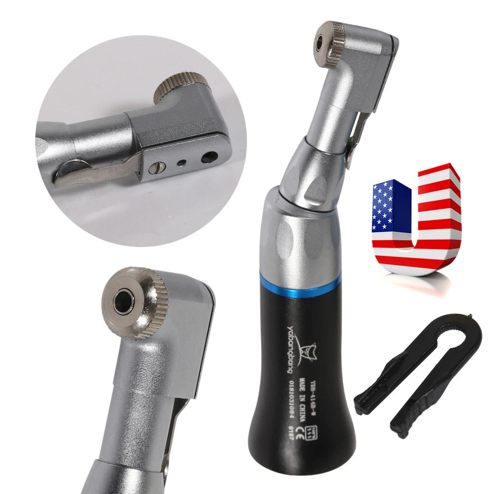 Dental low speed Handpiece kit contra angle +straight +air motor handpiece 4 Hole