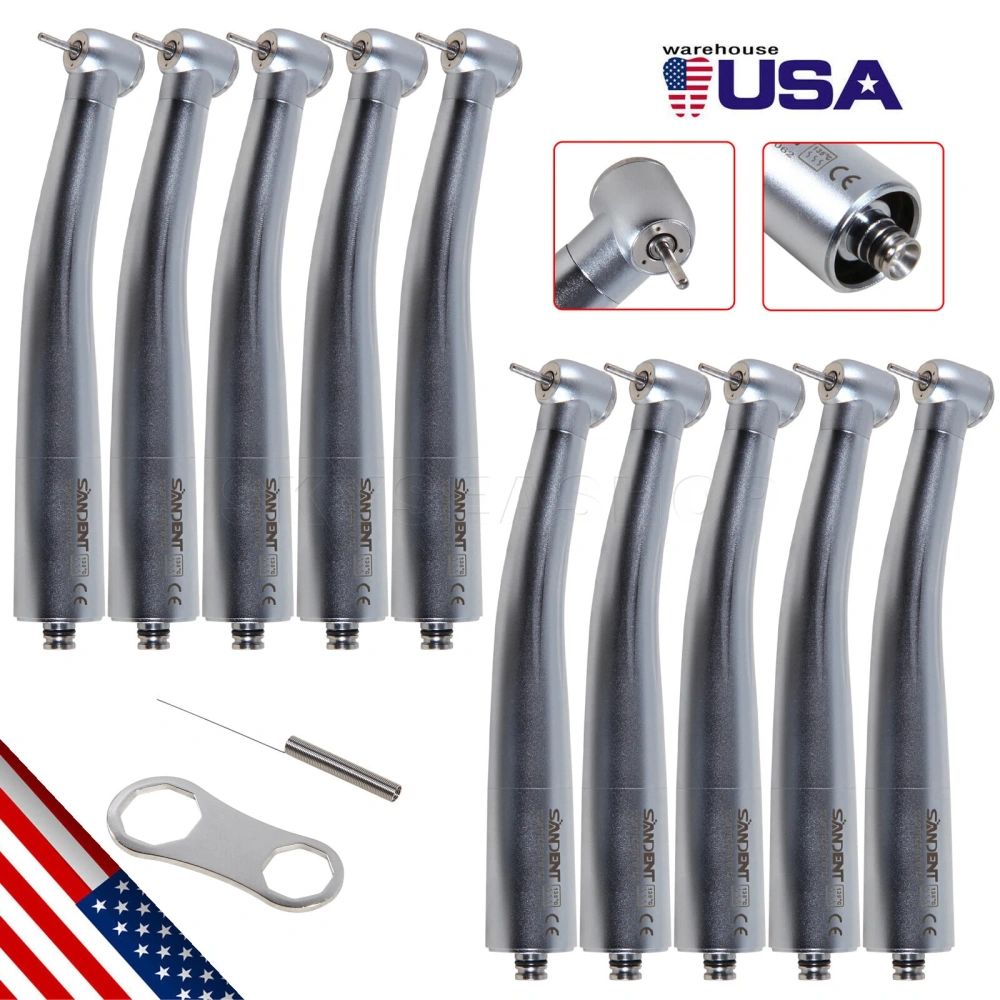 NSK Style Dental High speed Handpiece Turbine 3 Spray Fit NSK non-LED Quick Coupler