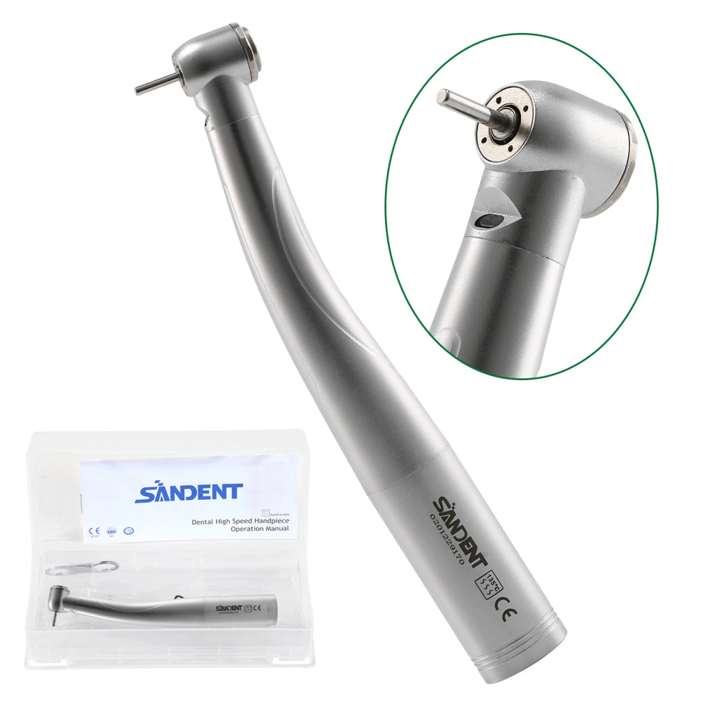 SANDENT Dental LED Fiber Optic Turbine handpiece fit KaVo Multiflex Coupler standard head/large head
