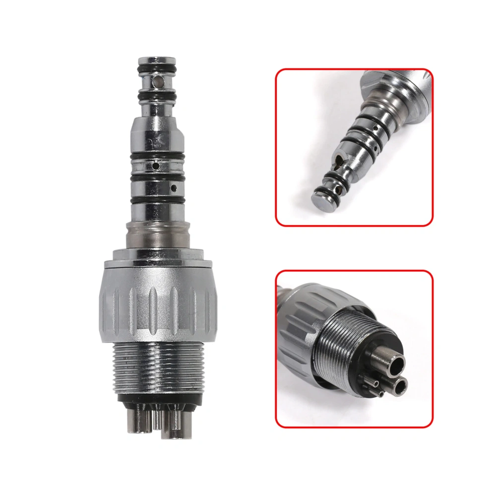 Dental LED E-generator High Speed Handpiece Turbine Large head + Quick Coupler 4Hole fit KaVo