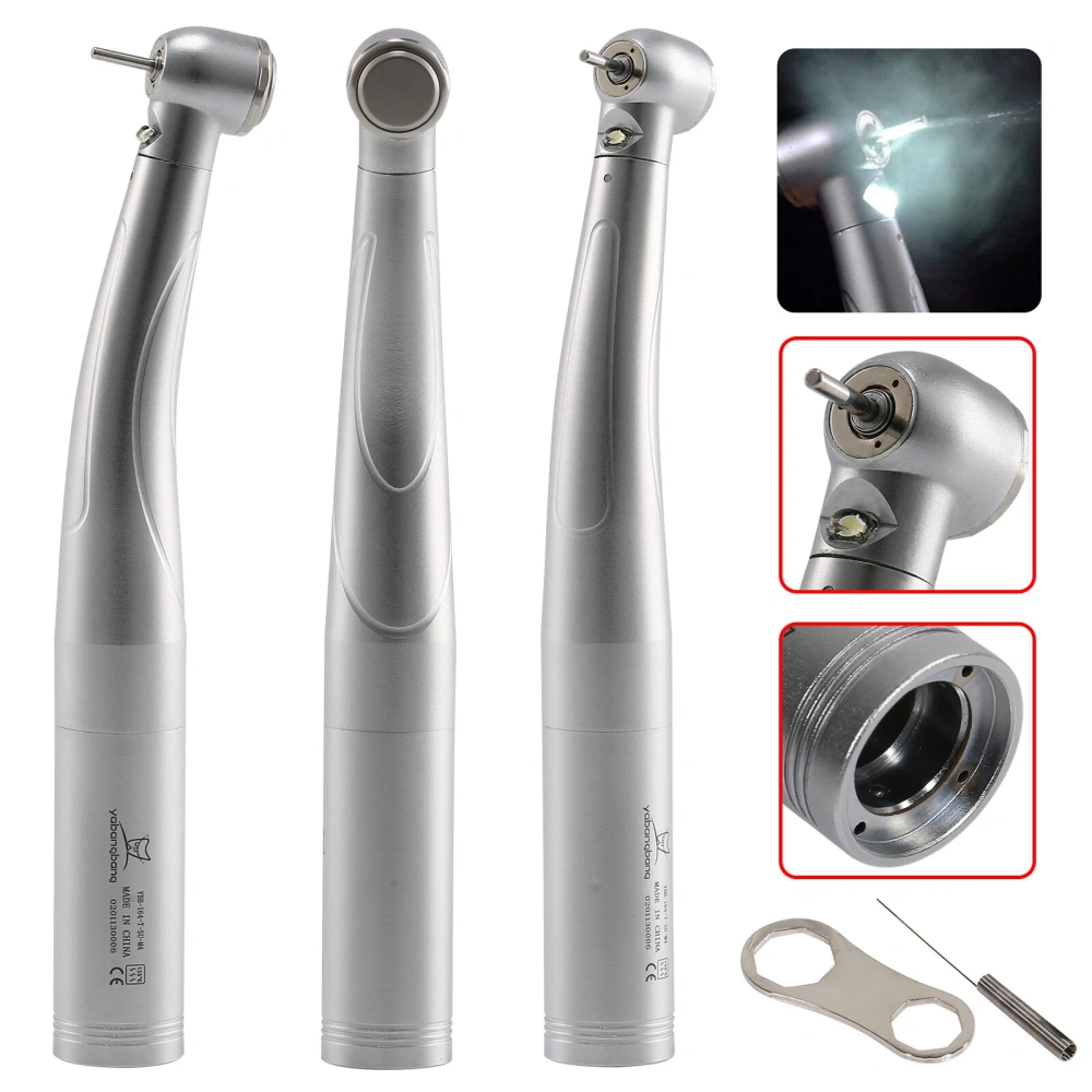 Dental LED E-generator High Speed Handpiece Turbine Large head + Quick Coupler 4Hole fit KaVo