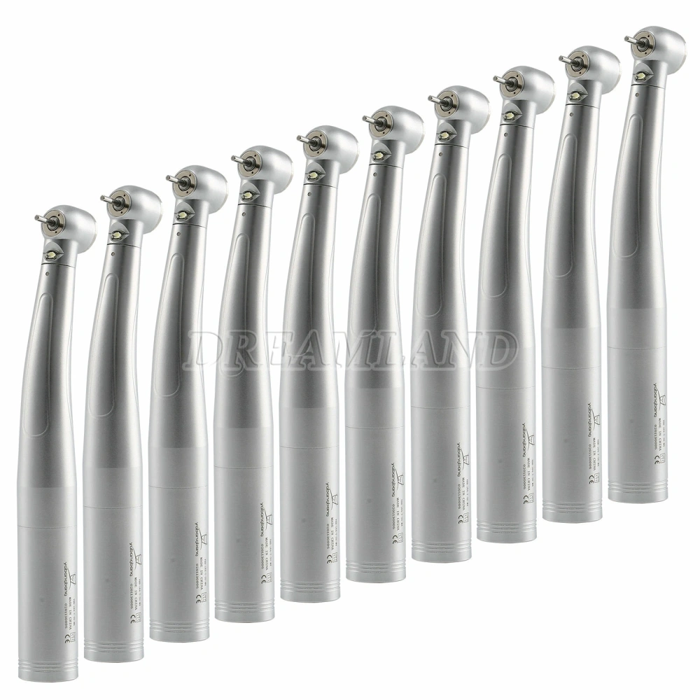 Dental LED E-generator High Speed Handpiece Turbine Large head + Quick Coupler 4Hole fit KaVo