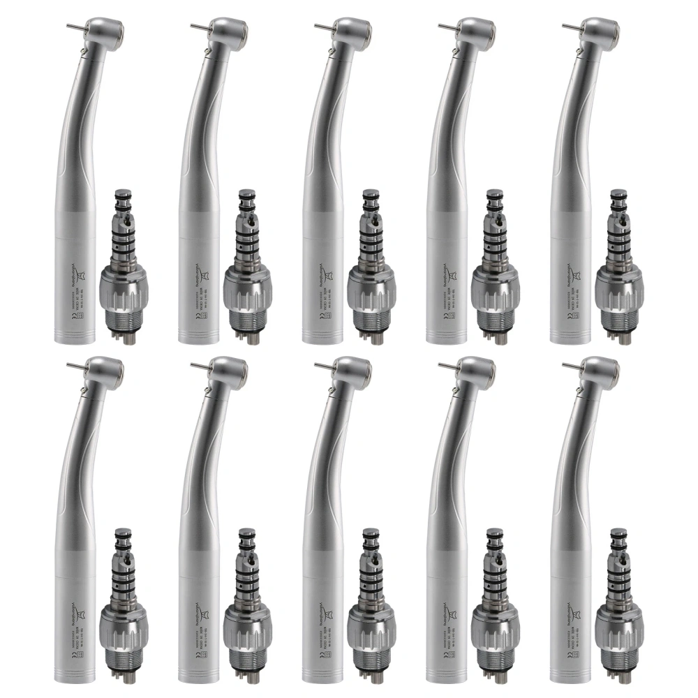 Dental LED E-generator High Speed Handpiece Turbine Large head + Quick Coupler 4Hole fit KaVo