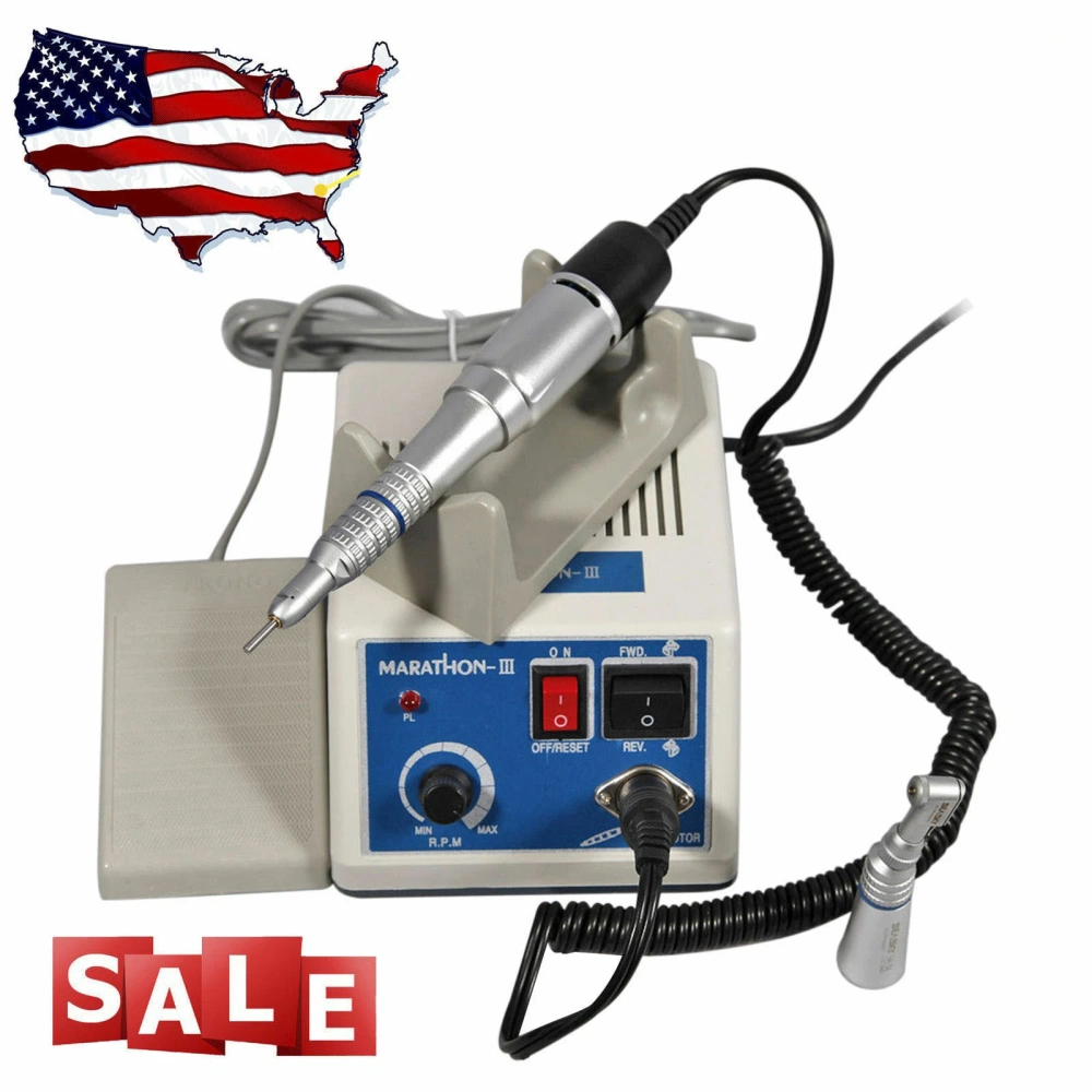 Dental Lab Marathon Micromotor Polisher Machine N3/E-type handpiece/straight handpiece/contra angle handpiece
