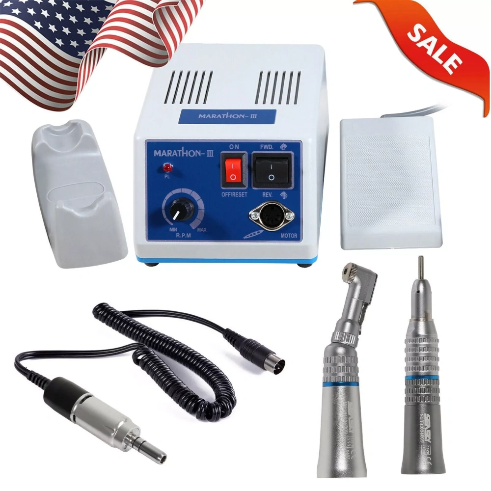 Dental Lab Marathon Micromotor Polisher Machine N3/E-type handpiece/straight handpiece/contra angle handpiece