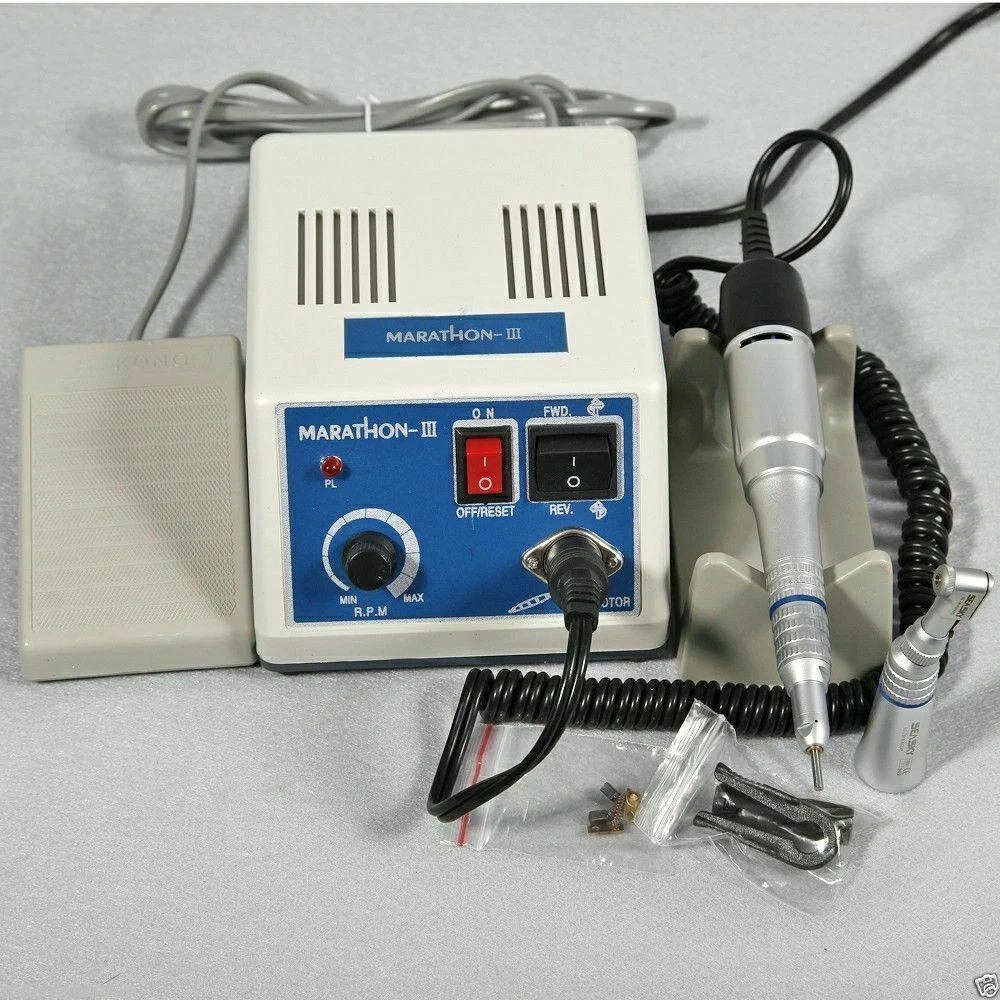 Dental Lab Marathon Micromotor Polisher Machine N3/E-type handpiece/straight handpiece/contra angle handpiece