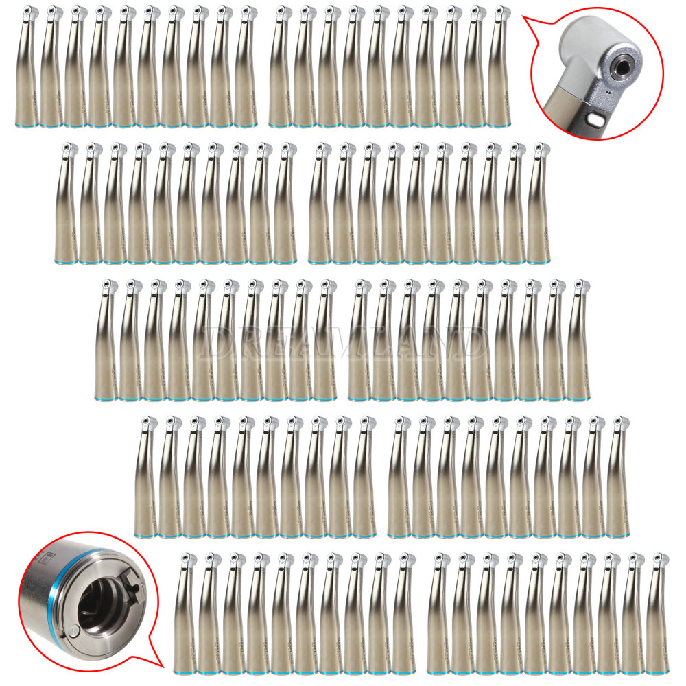 NSK Style Dental Fiber Optic LED 1:1 Contra Angle Low Speed Handpiece E type SANDENT