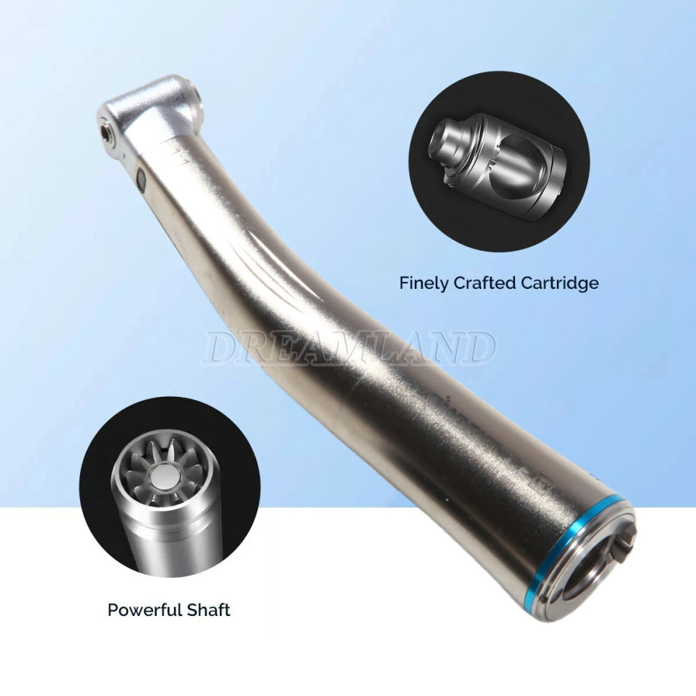 NSK Style Dental Fiber Optic LED 1:1 Contra Angle Low Speed Handpiece E type SANDENT