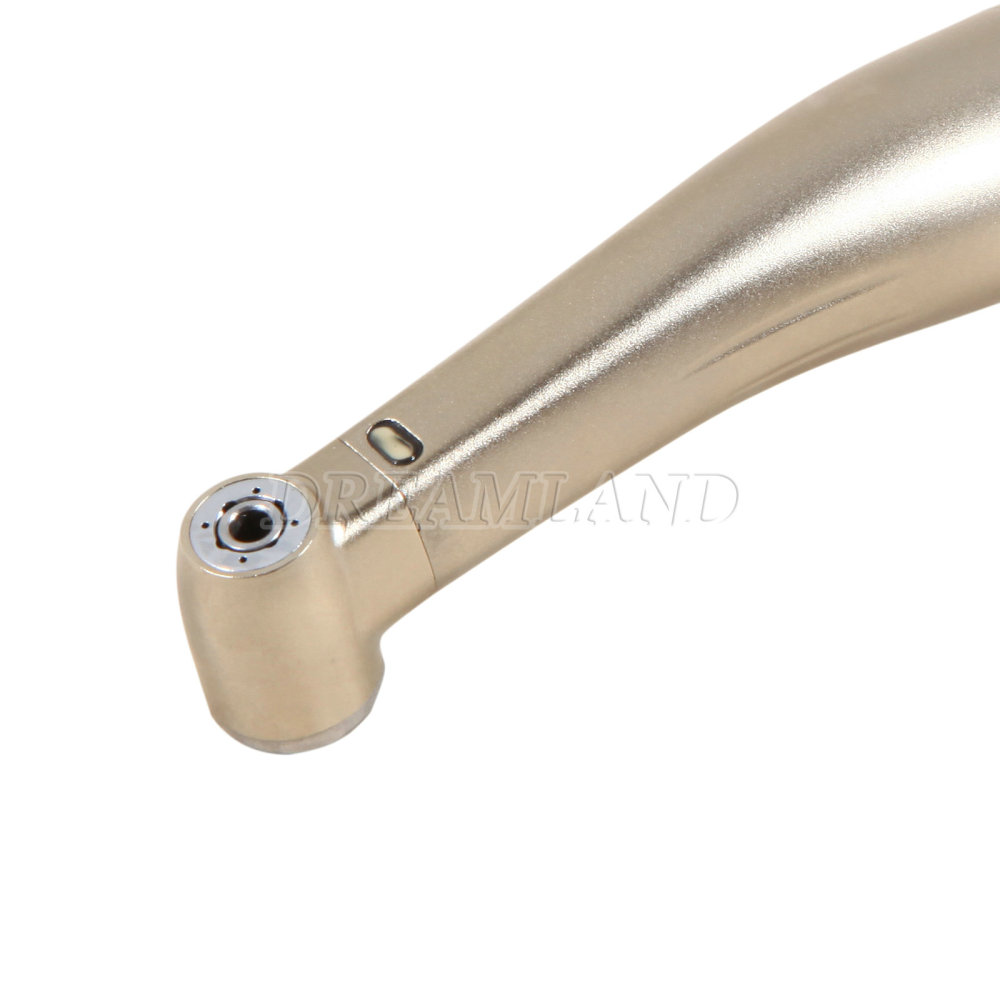 Dental 1:1 LED Fiber Optic Handpiece Internal 4 Spray Low Speed Contra Angle yabangbang