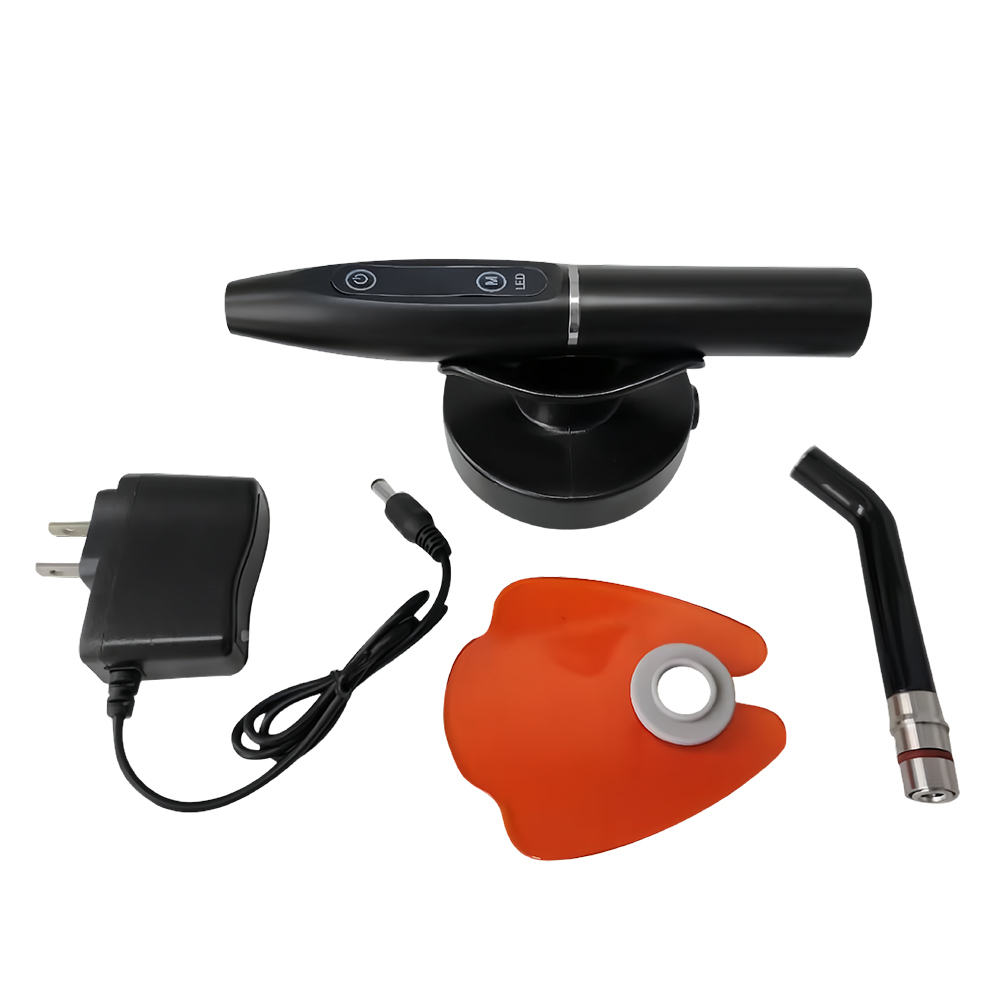 Dental Dentist Wireless Cordless LED Curing Light Lamp with charging base