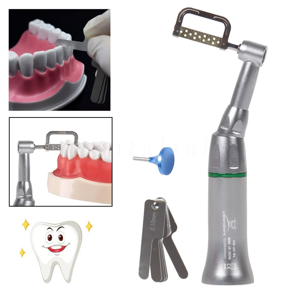 Dental Ortho Contra Angle 4:1 Contra Angle Handpiece Interproximal Strip IPR Kit