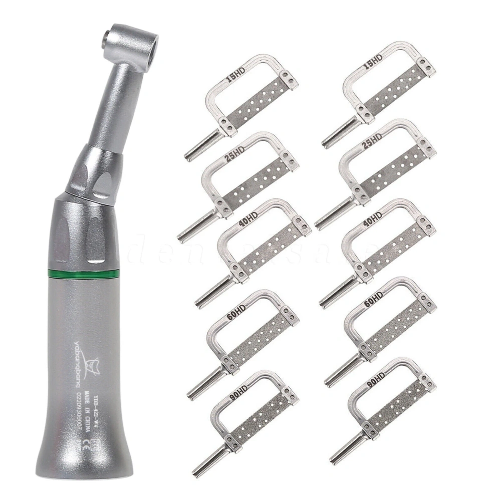 Dental Ortho Contra Angle 4:1 Contra Angle Handpiece Interproximal Strip IPR Kit