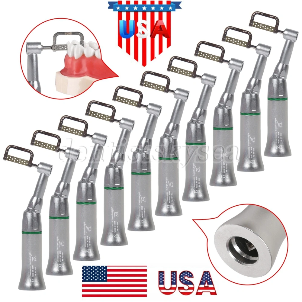 Dental Ortho Contra Angle 4:1 Contra Angle Handpiece Interproximal Strip IPR Kit