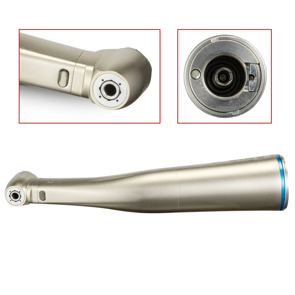 Dental 1:1 LED Fiber Optic Handpiece Internal 4 Spray Low Speed Contra Angle yabangbang