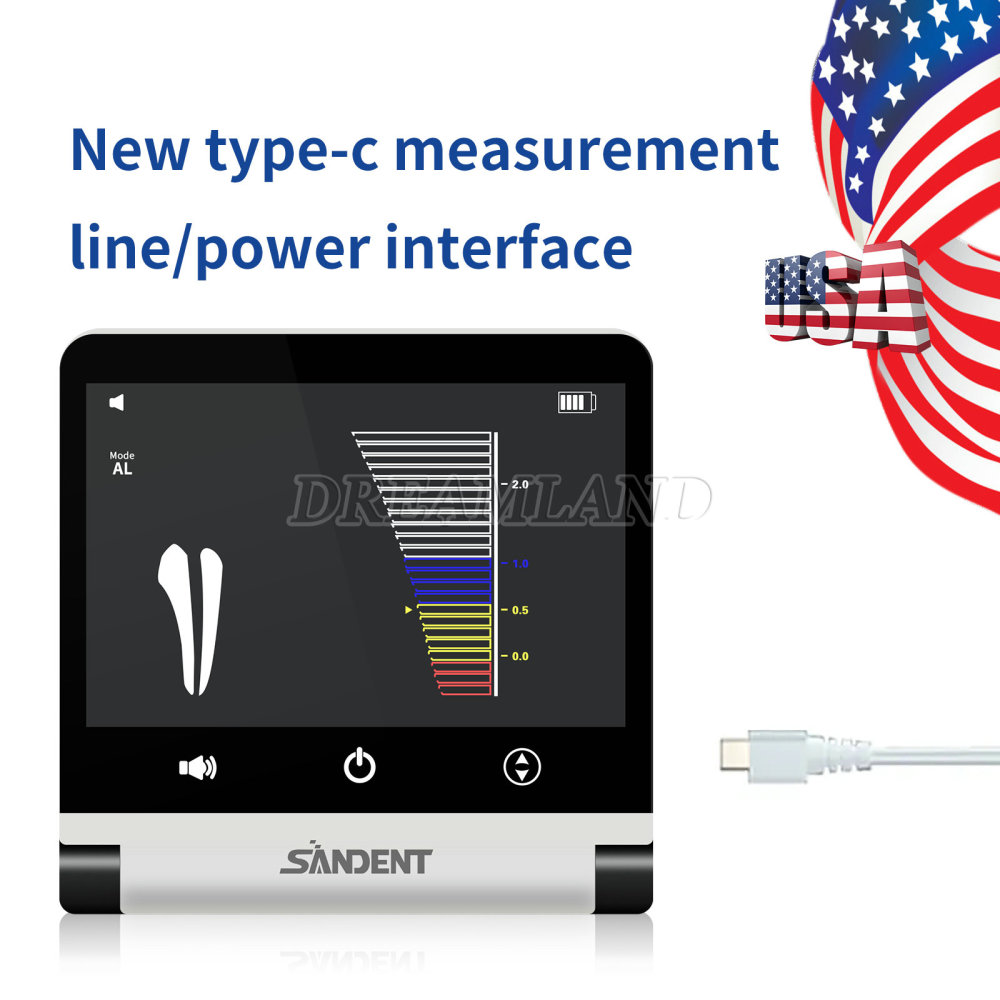 Dental Endodontic Apex Locator Root Canal Finder Meter Measurement color LCD screen