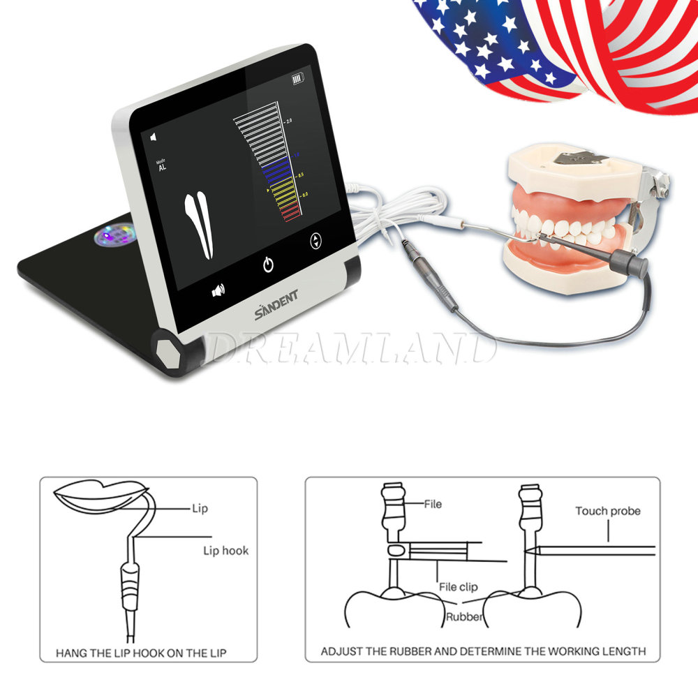 Dental Endodontic Apex Locator Root Canal Finder Meter Measurement color LCD screen