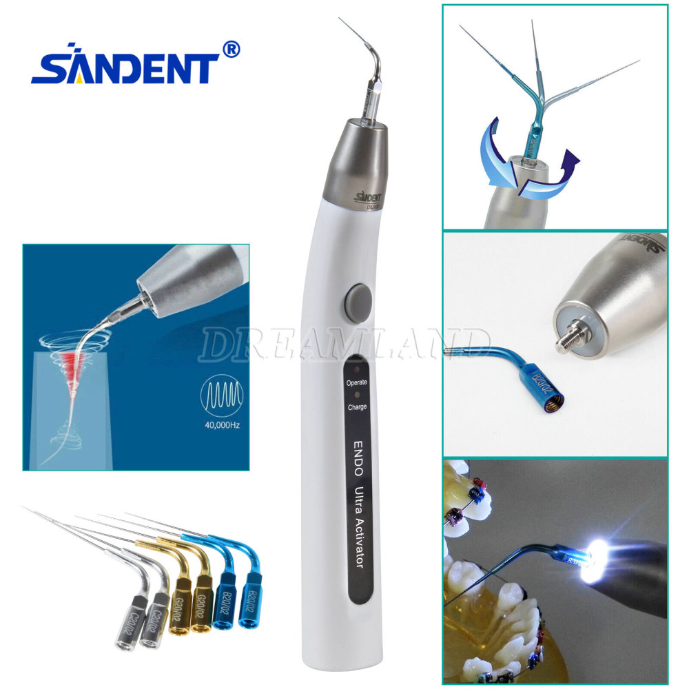 Ultrasonic Dental Endo Ultra Activator Irrigator Root Canal Scaling Tips 6 Tip