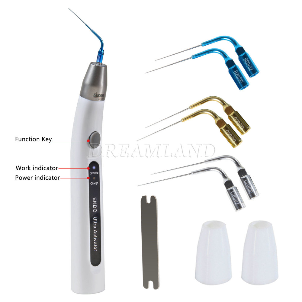 Ultrasonic Dental Endo Ultra Activator Irrigator Root Canal Scaling Tips 6 Tip