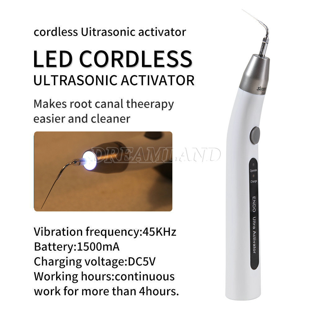 Ultrasonic Dental Endo Ultra Activator Irrigator Root Canal Scaling Tips 6 Tip
