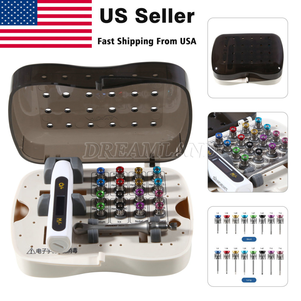 Dental Electric Universal Implant Wrench Prosthetic Kit Ratchet Drivers