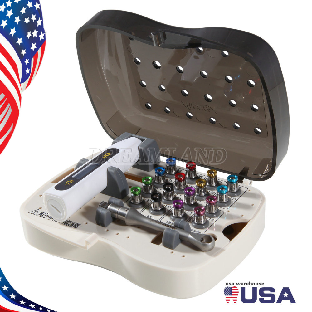 Dental Electric Universal Implant Wrench Prosthetic Kit Ratchet Drivers