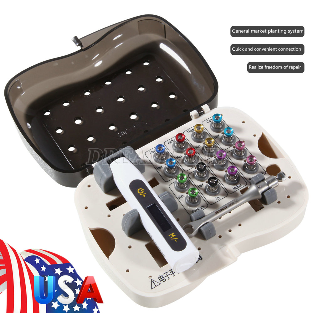 Dental Electric Universal Implant Wrench Prosthetic Kit Ratchet Drivers