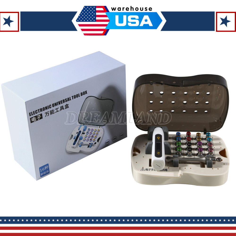 Dental Electric Universal Implant Wrench Prosthetic Kit Ratchet Drivers