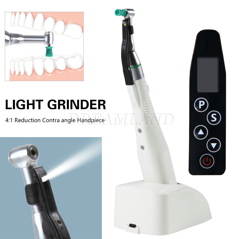 Dental Cordless Hygiene Prophy Polishing Handpiece 4:1 LED Motor fit prophy cups
