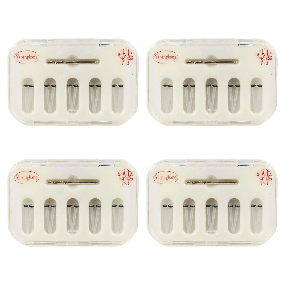 Dental Fiber Post Resin Post Screw Thread Quartz & Drill Kit 1.2 1.4 1.6 1.8MM