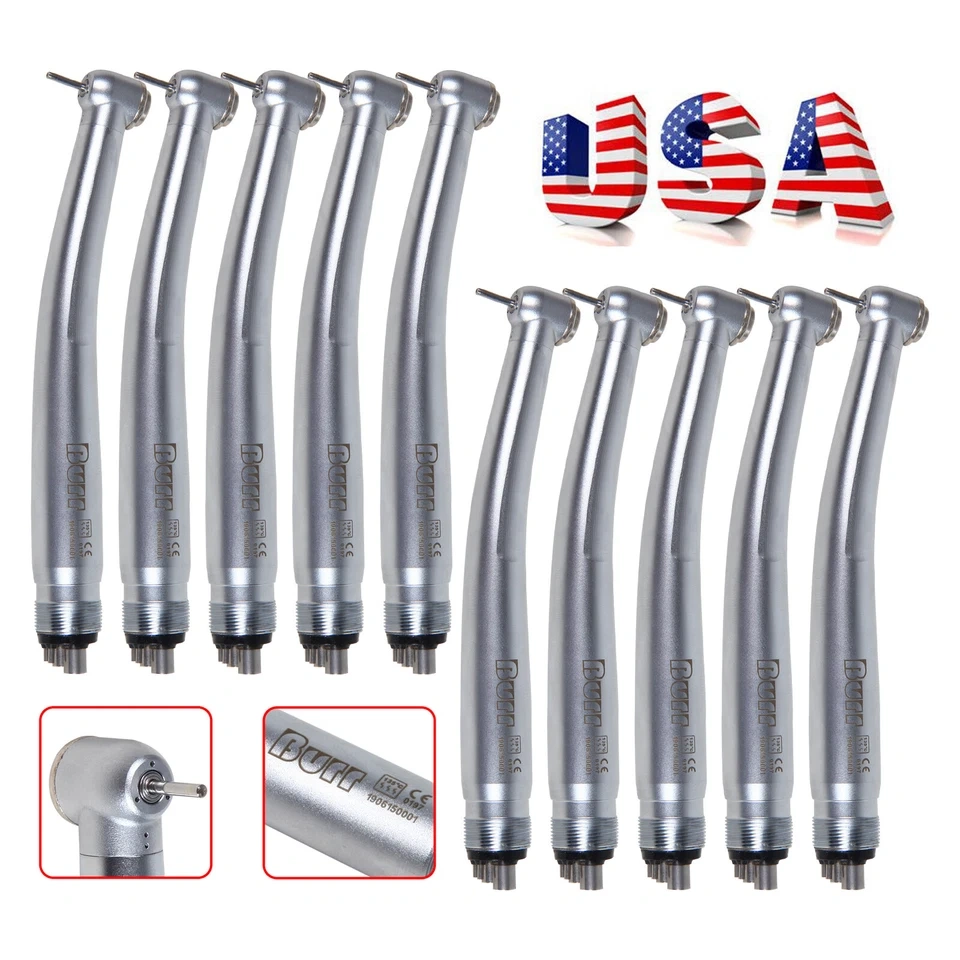 NSK PANA MAX Style Dental High Speed Handpiece Push Button 4Hole BURR