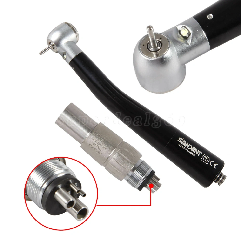 Dental LED E-generator High speed Handpiece fit NSK Style Quick coupler 4Hole