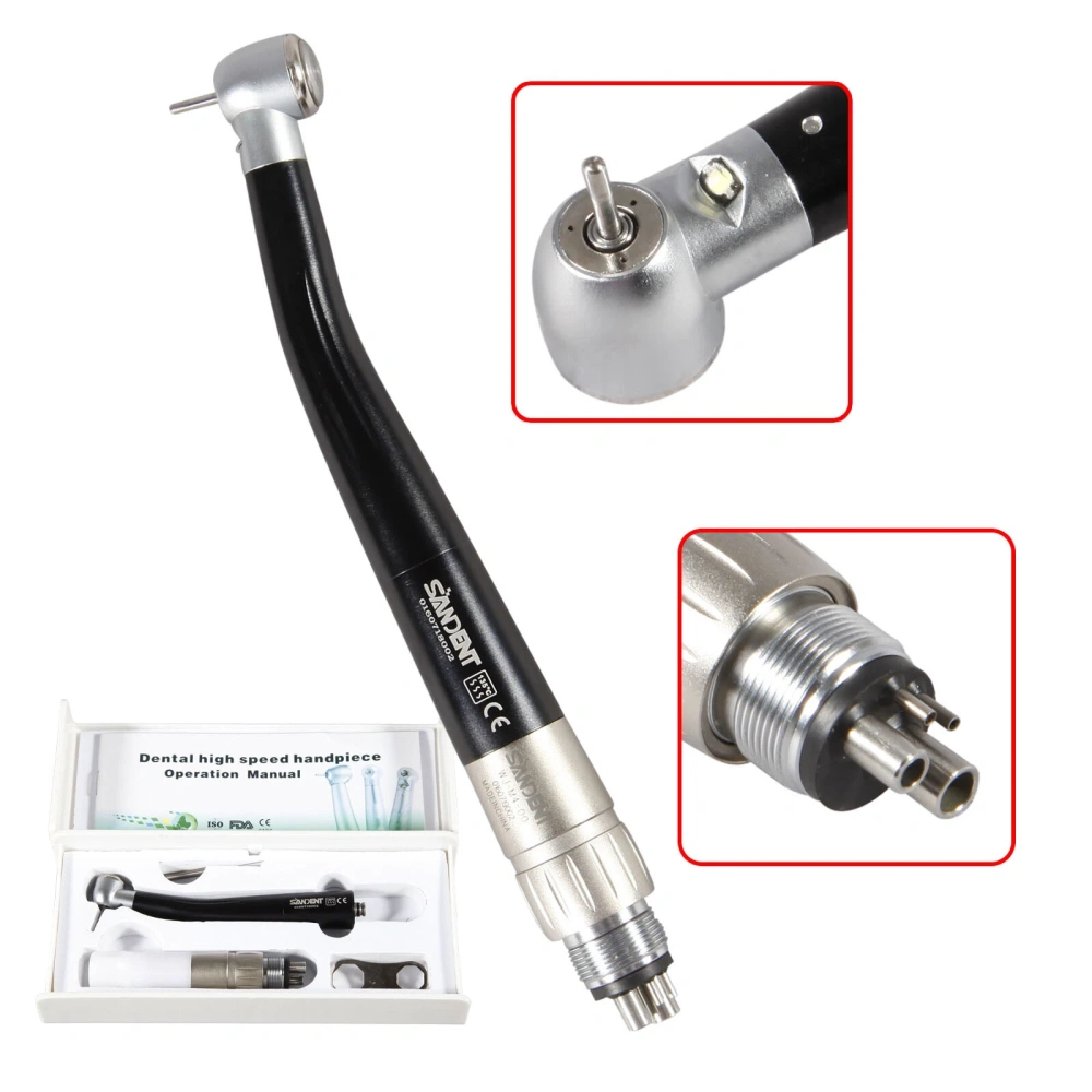 Dental LED E-generator High speed Handpiece fit NSK Style Quick coupler 4Hole