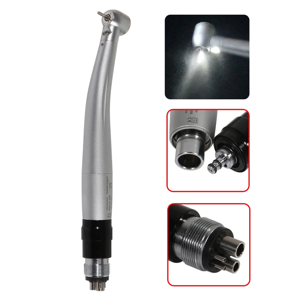 NSK type Dental E-generator LED Handpiece High Speed / NSK type Black quick coupler 4 Hole / rotor cartridge