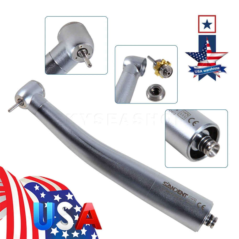NSK Style Dental High speed Handpiece Turbine 3 Spray Fit NSK non-LED Quick Coupler