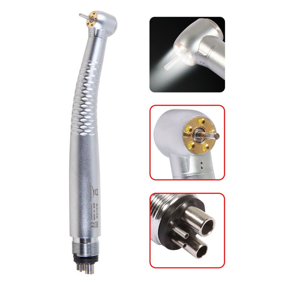 Dental E-generator Shadowless 6 LED High Speed Handpiece 6 Way Sprays 2/4Hole