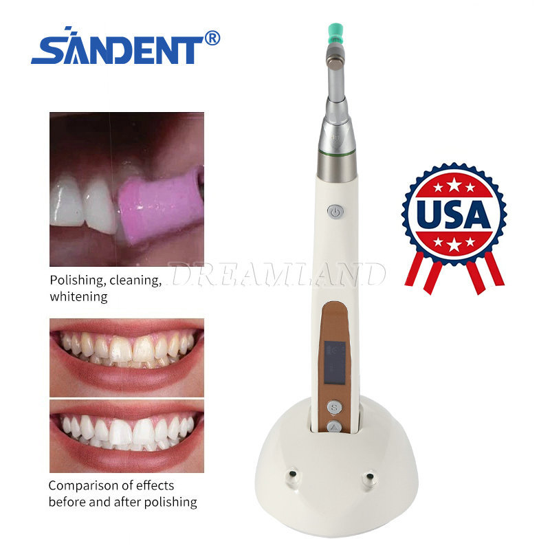 Dental Electric Wireless Hygiene Prophy Handpiece 4:1 Reciprocating Polishing fit prophy cups