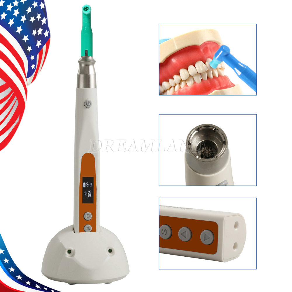 Dental Electric Hygiene Polishing Prophy Handpiece +2 Prophy Angles
