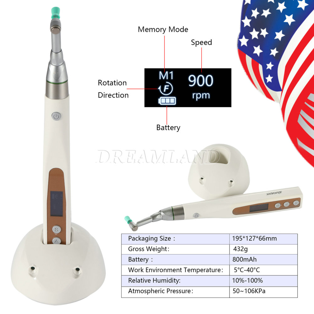 Dental Electric Wireless Hygiene Prophy Handpiece 4:1 Reciprocating Polishing fit prophy cups