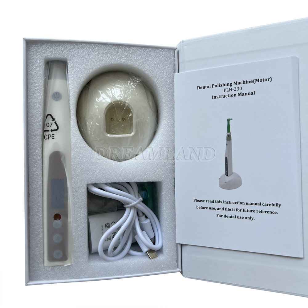 Dental Electric Hygiene Polishing Prophy Handpiece +2 Prophy Angles