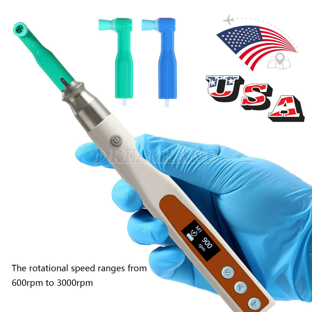 Dental Electric Hygiene Polishing Prophy Handpiece +2 Prophy Angles