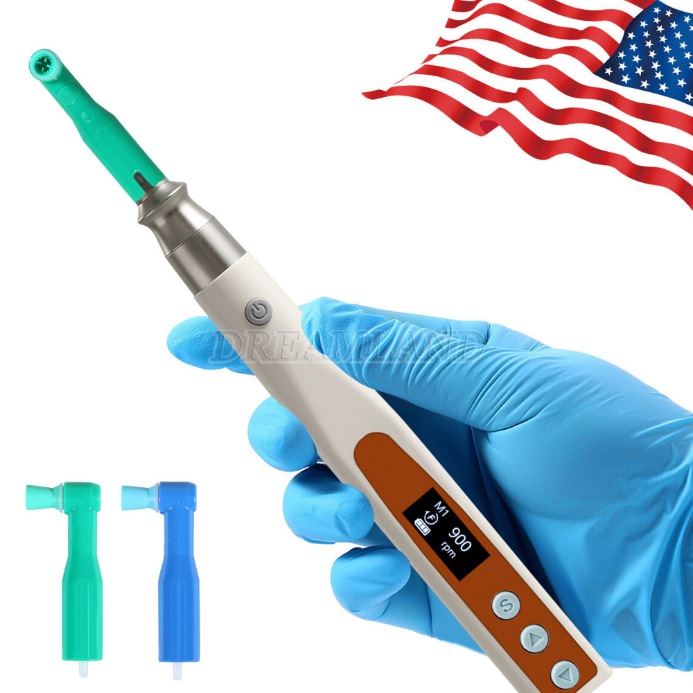Dental Electric Hygiene Polishing Prophy Handpiece +2 Prophy Angles