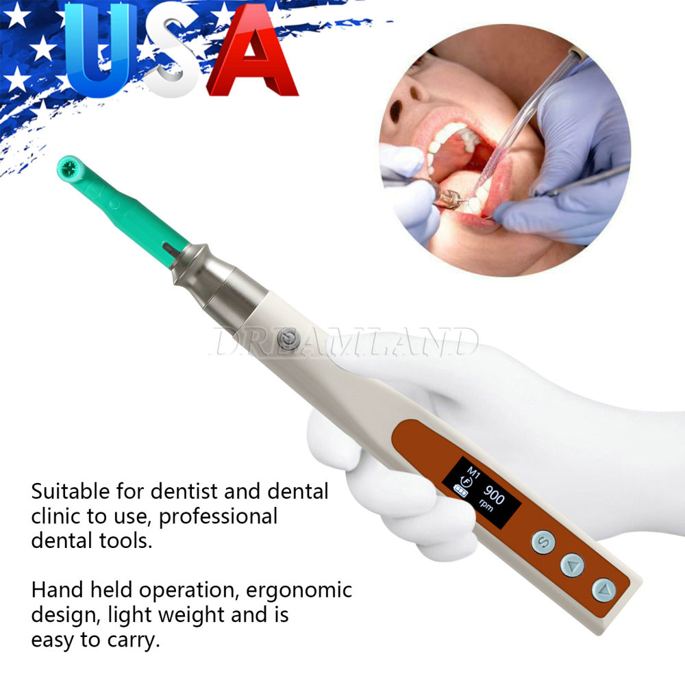 Dental Electric Hygiene Polishing Prophy Handpiece +2 Prophy Angles