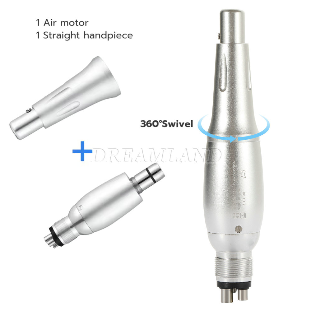 Dental Hygiene Prophy Handpiece Air Motor + 4:1 Straight Reduction Handpiece