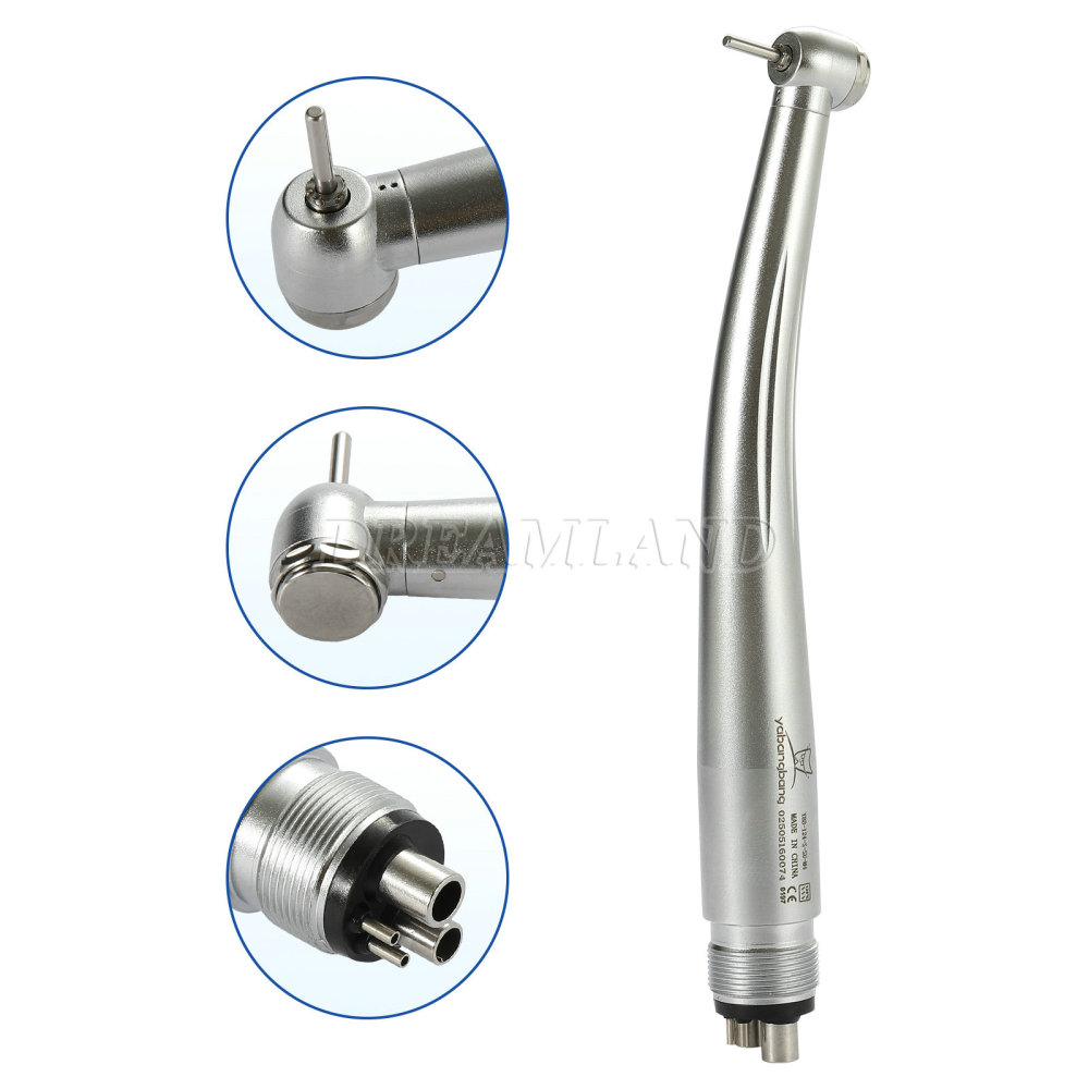 Dental High Speed Handpiece Push Button Pedo Pediatric Mini Small Head 4Hole